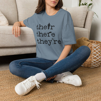 Their, There, They're Softstyle T-Shirt - Nerd Stuff