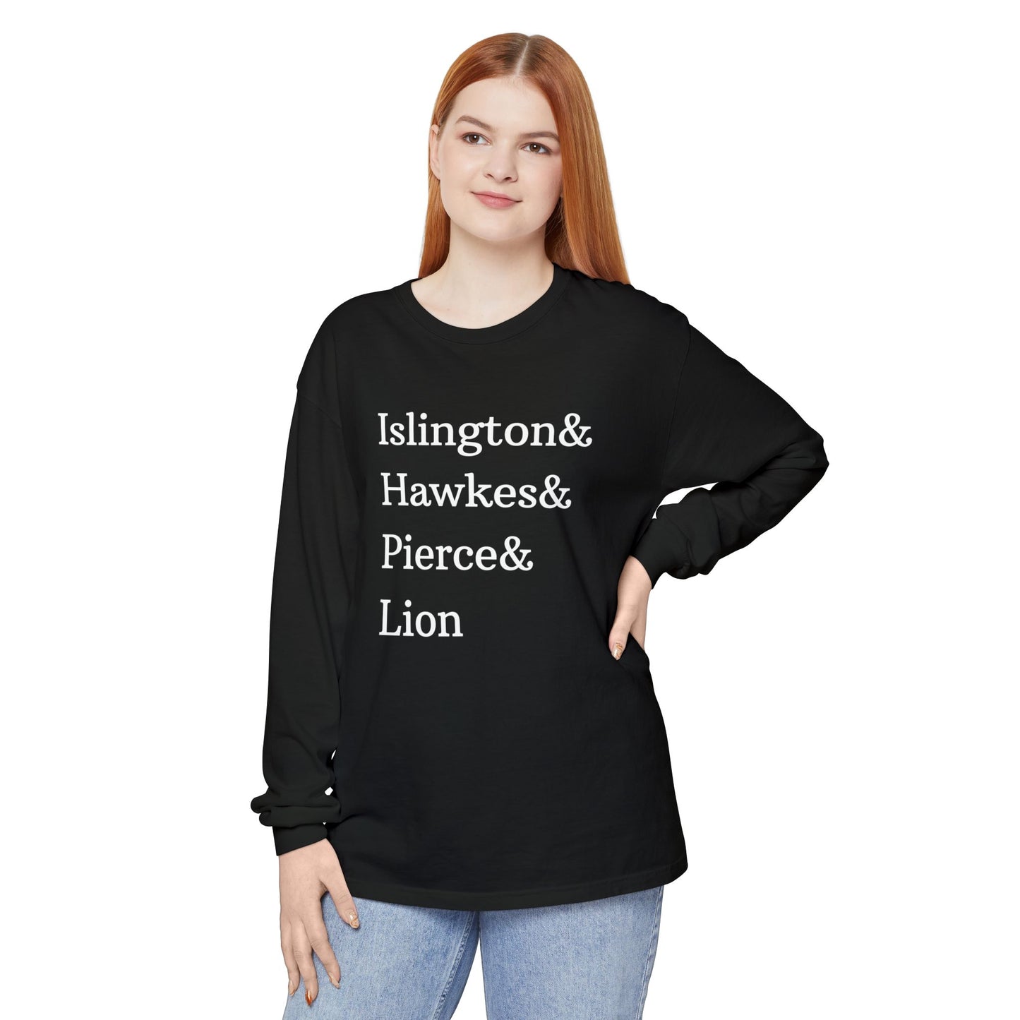Emma M Lion Character Names - Long Sleeve T-Shirt