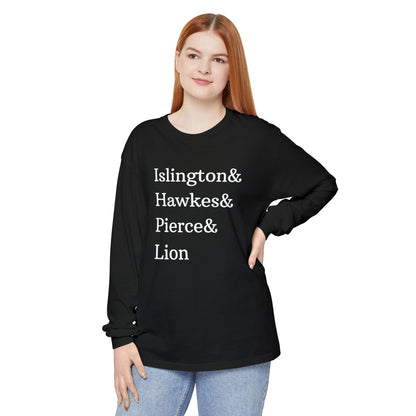 Emma M Lion Character Names - Long Sleeve T-Shirt