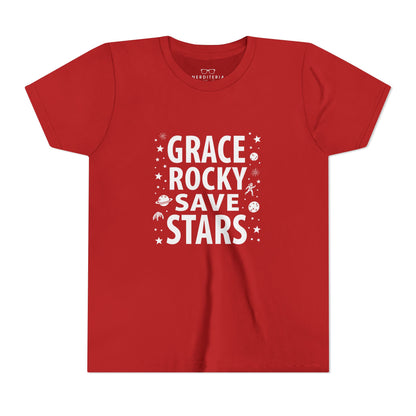 Grace Rocky Save Stars - Project Hail Mary Kids' T-Shirt