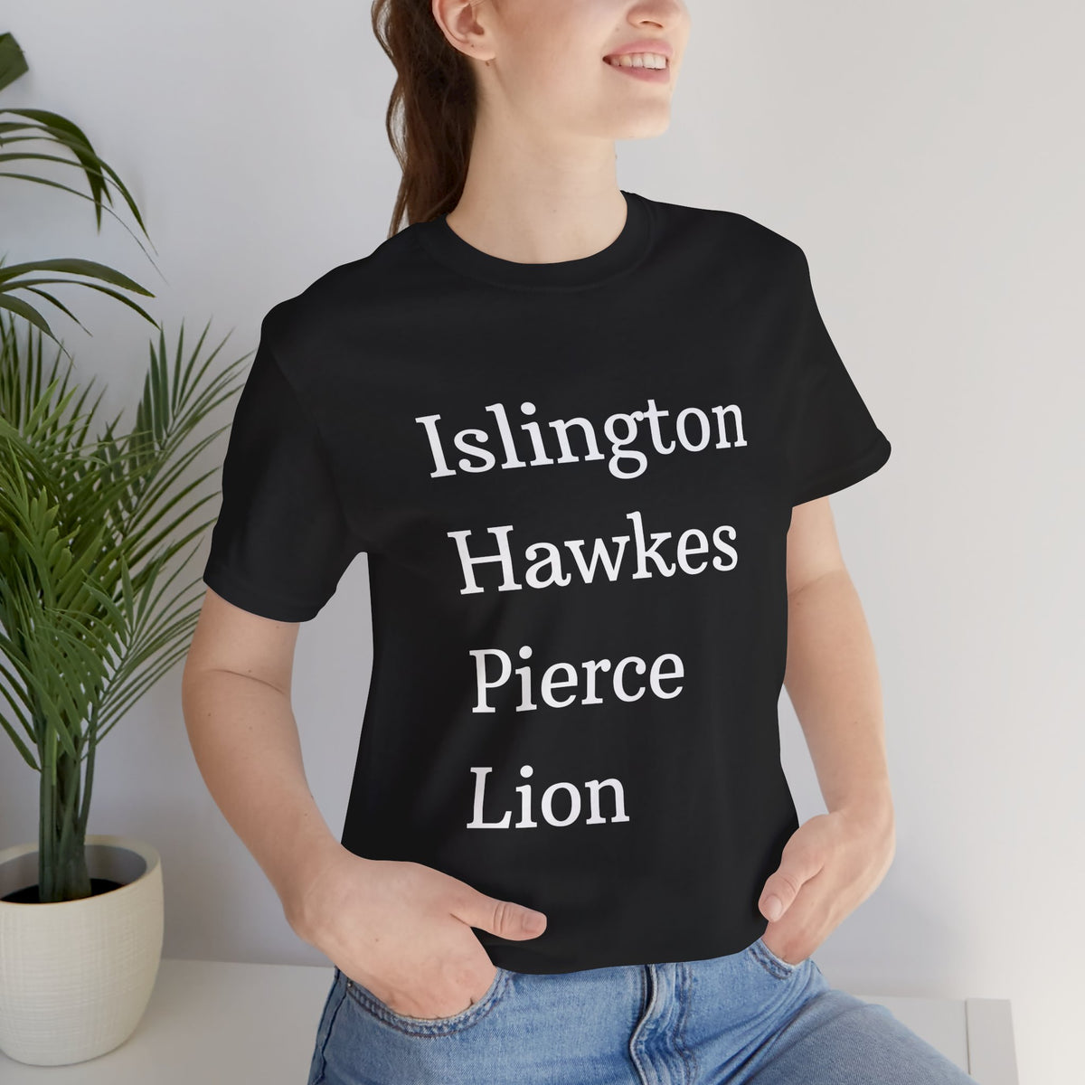 Islington Hawkes Pierce Lion (no &) Bella Canvas - Emma M Lion Shirt