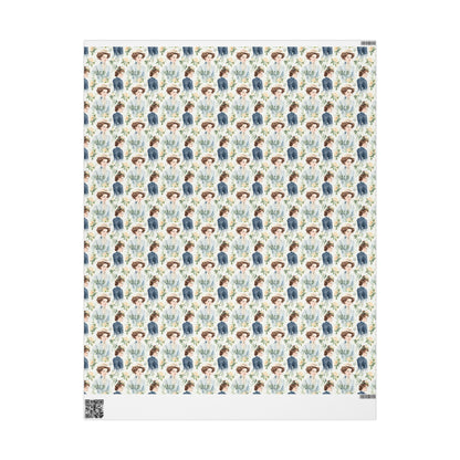Emma M Lion Gift Wrap - Book Lovers