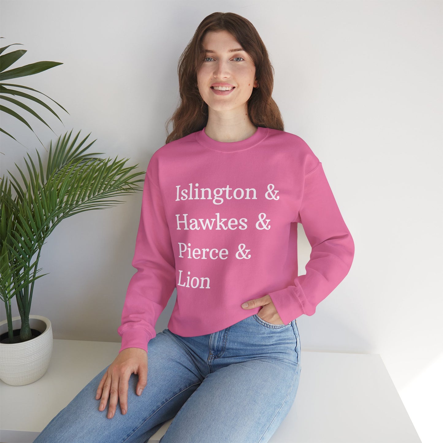 Emma M Lion Character Names Sweatshirt - Book Lovers