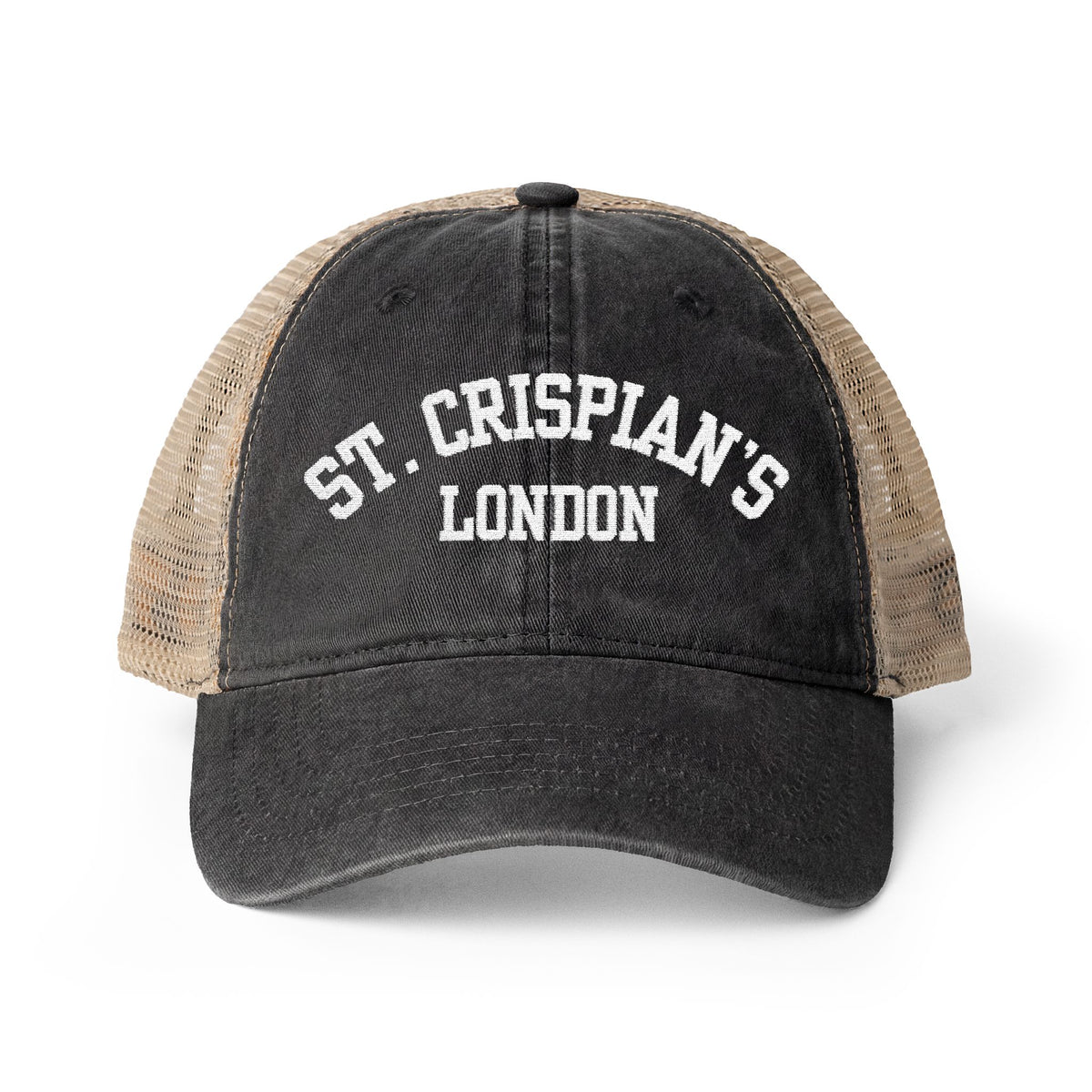 St. Crispian's Women's Washed Mesh-Back Cap - Emma M Lion Hat