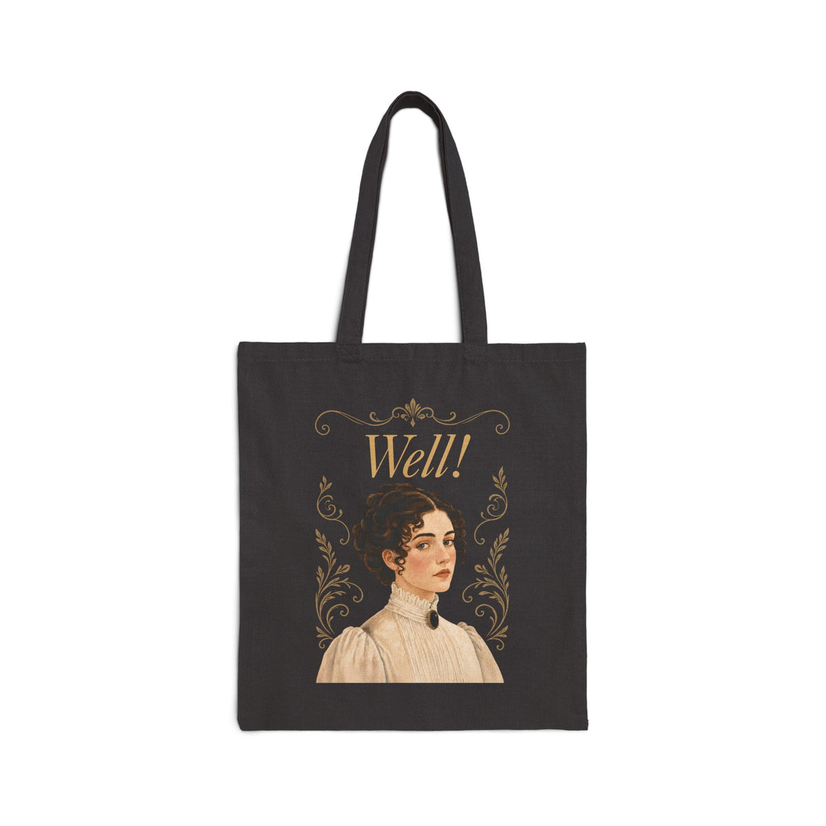 Well! - Emma M Lion Canvas Tote Bag