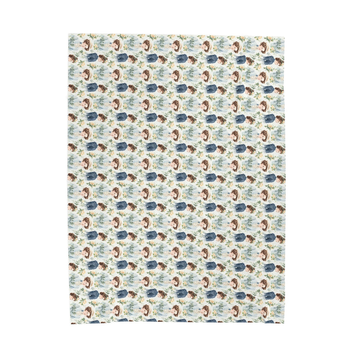 Velveteen Plush - Emma M Lion Throw Blanket