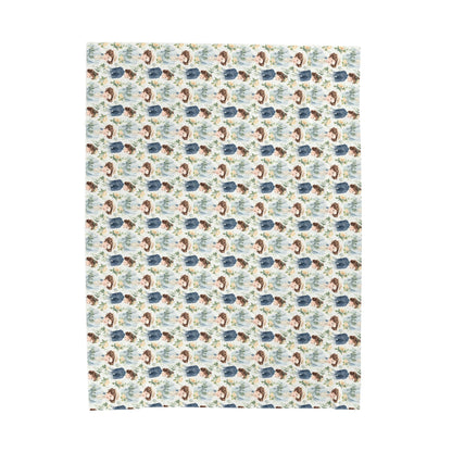 Velveteen Plush - Emma M Lion Throw Blanket