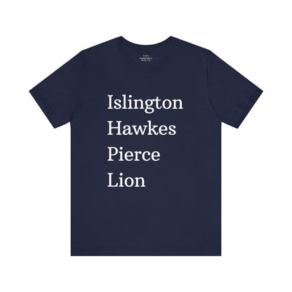 Islington Hawkes Pierce Lion (no &) Bella Canvas - Emma M Lion Shirt