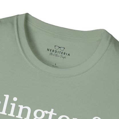 Emma M. Lion Character Names - Book Lovers Softstyle T-Shirt
