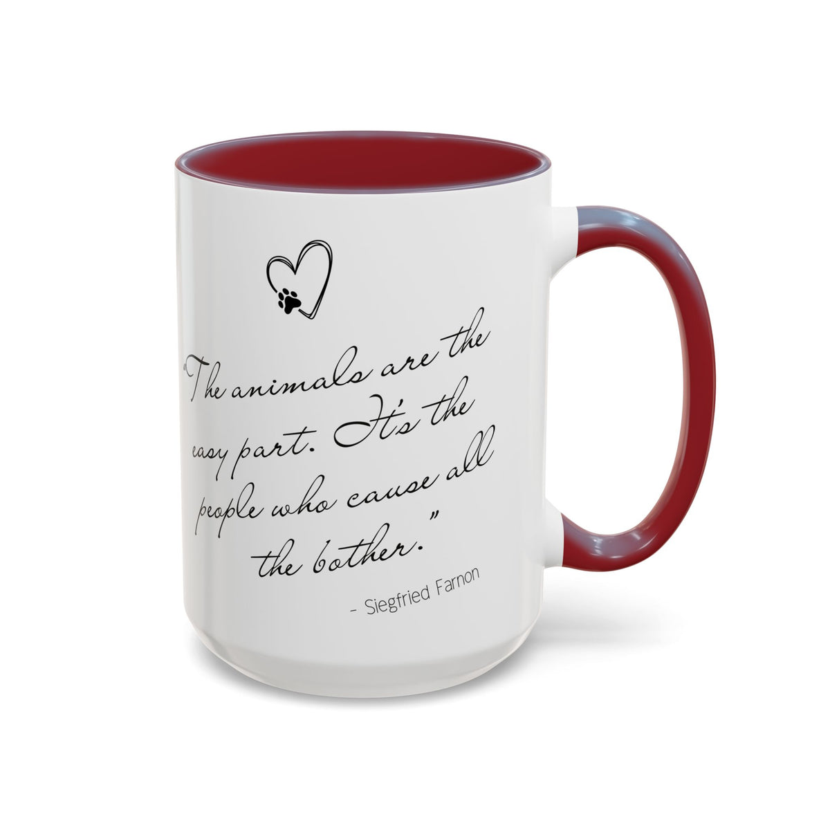 Animals Are The Easy Part - All Creatures Great and Small Coffee Mug