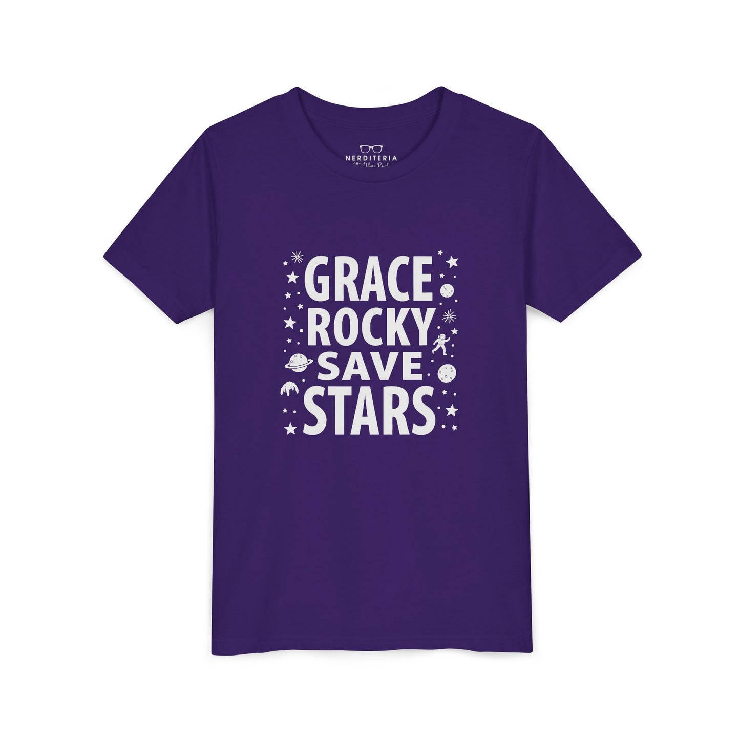 Grace Rocky Save Stars - Project Hail Mary Kids' T-Shirt