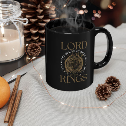 Lord of the Rings Black Coffee Mug