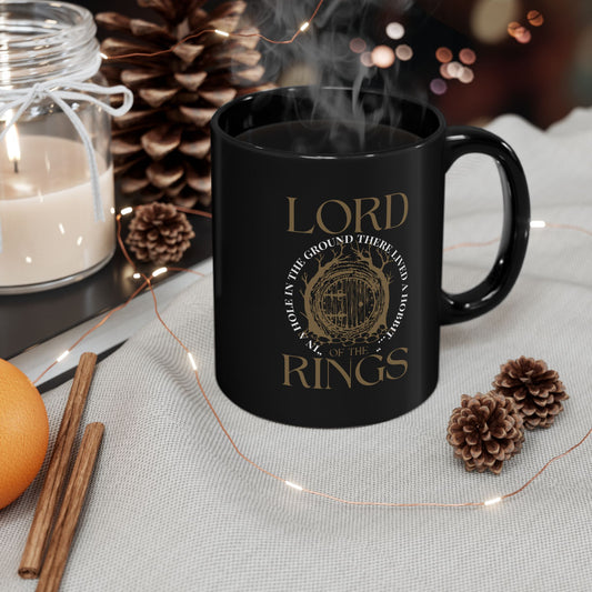 Lord of the Rings Black Coffee Mug