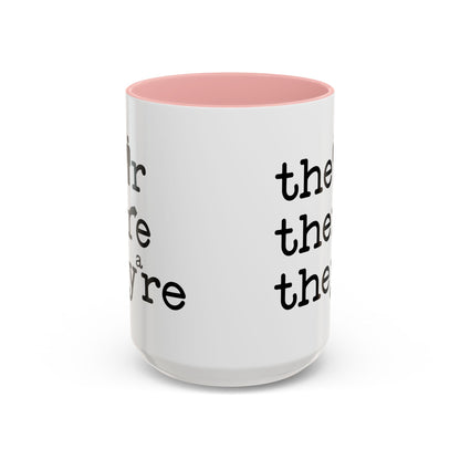 Their, There, They're Coffee Mug