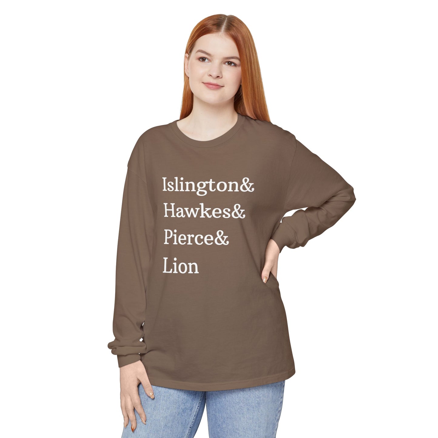 Emma M Lion Character Names - Long Sleeve T-Shirt
