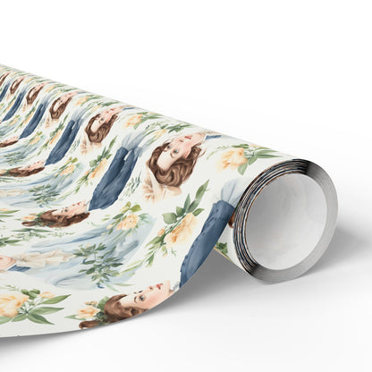 Emma M Lion Gift Wrap - Book Lovers