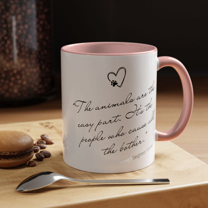 Animals Are The Easy Part - All Creatures Great and Small Coffee Mug