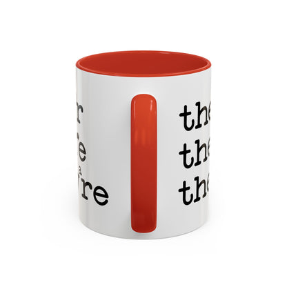 Their, There, They're Coffee Mug