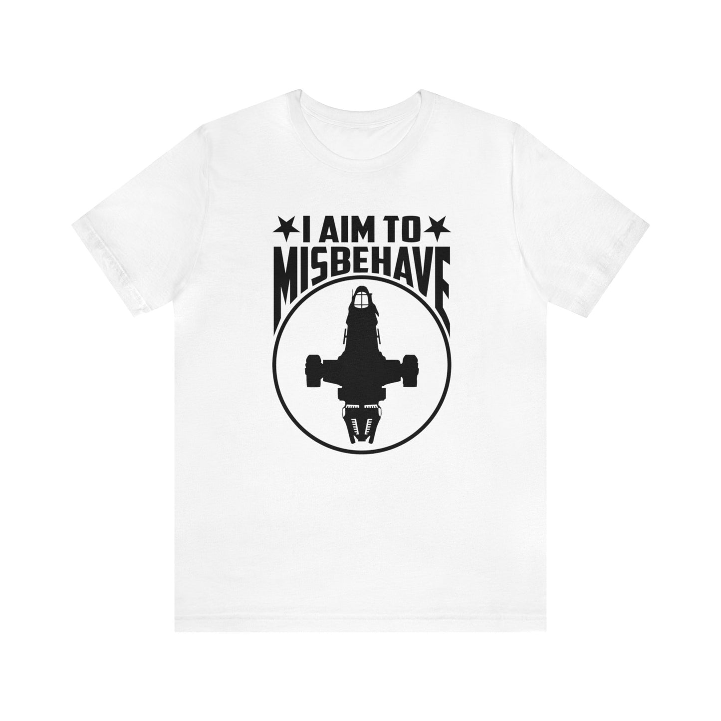 i aim to misbehave tshirt