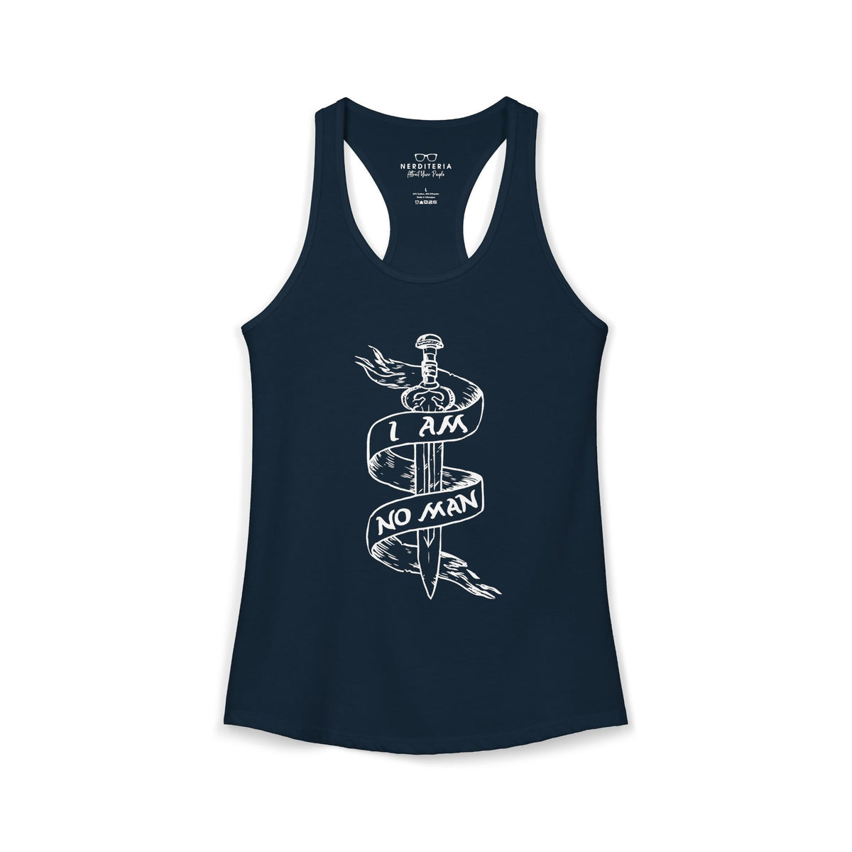 I Am No Man Women's Racerback Tank Top - Lord of the Rings