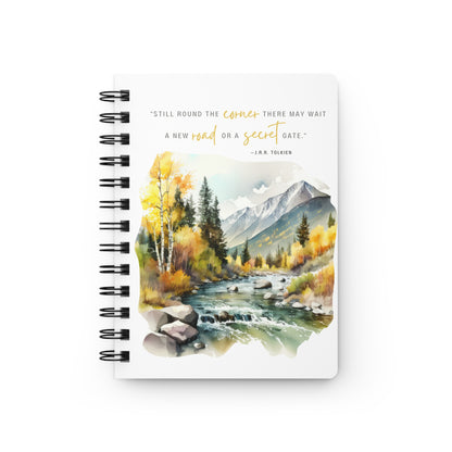 Still Round The Corner Tolkien Quote - Lord of the Rings Spiral Notebook