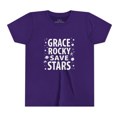 Grace Rocky Save Stars - Project Hail Mary Kids' T-Shirt