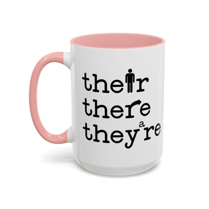 Their, There, They're Coffee Mug