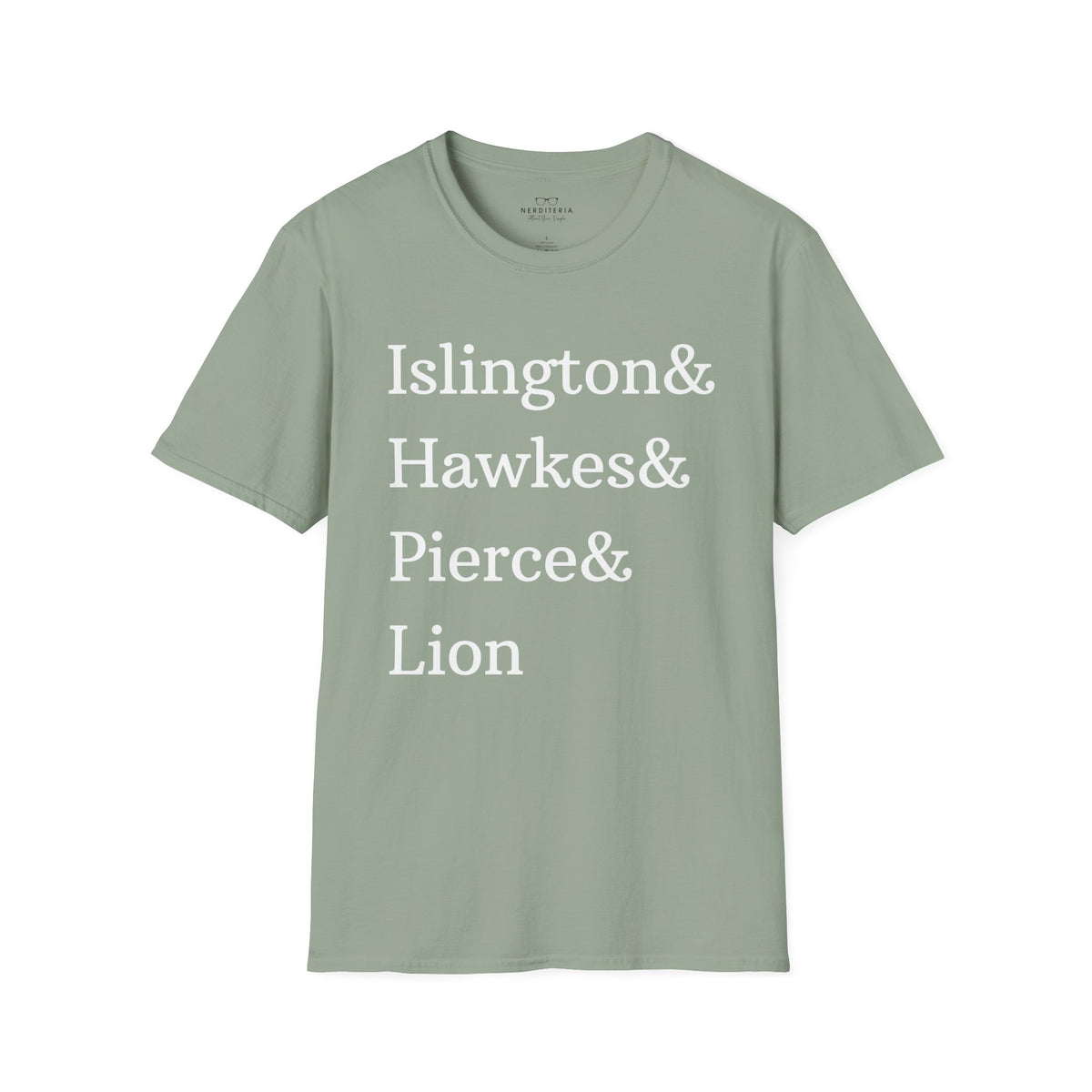 Emma M. Lion Character Names - Book Lovers Softstyle T-Shirt
