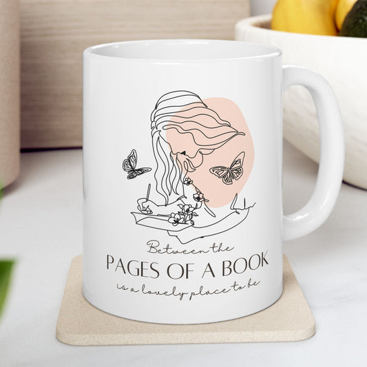 Between The Pages of a Book - Book Lovers Coffee Mug