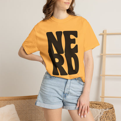 Block Letters Oversized Unisex - Nerd T-shirt