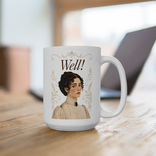 Well! - Emma M Lion Coffee Mug