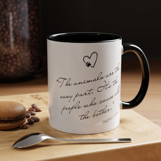 Animals Are The Easy Part - All Creatures Great and Small Coffee Mug