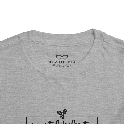 Most Likely to Blame It on the Elf - Toddler Holiday T-Shirt