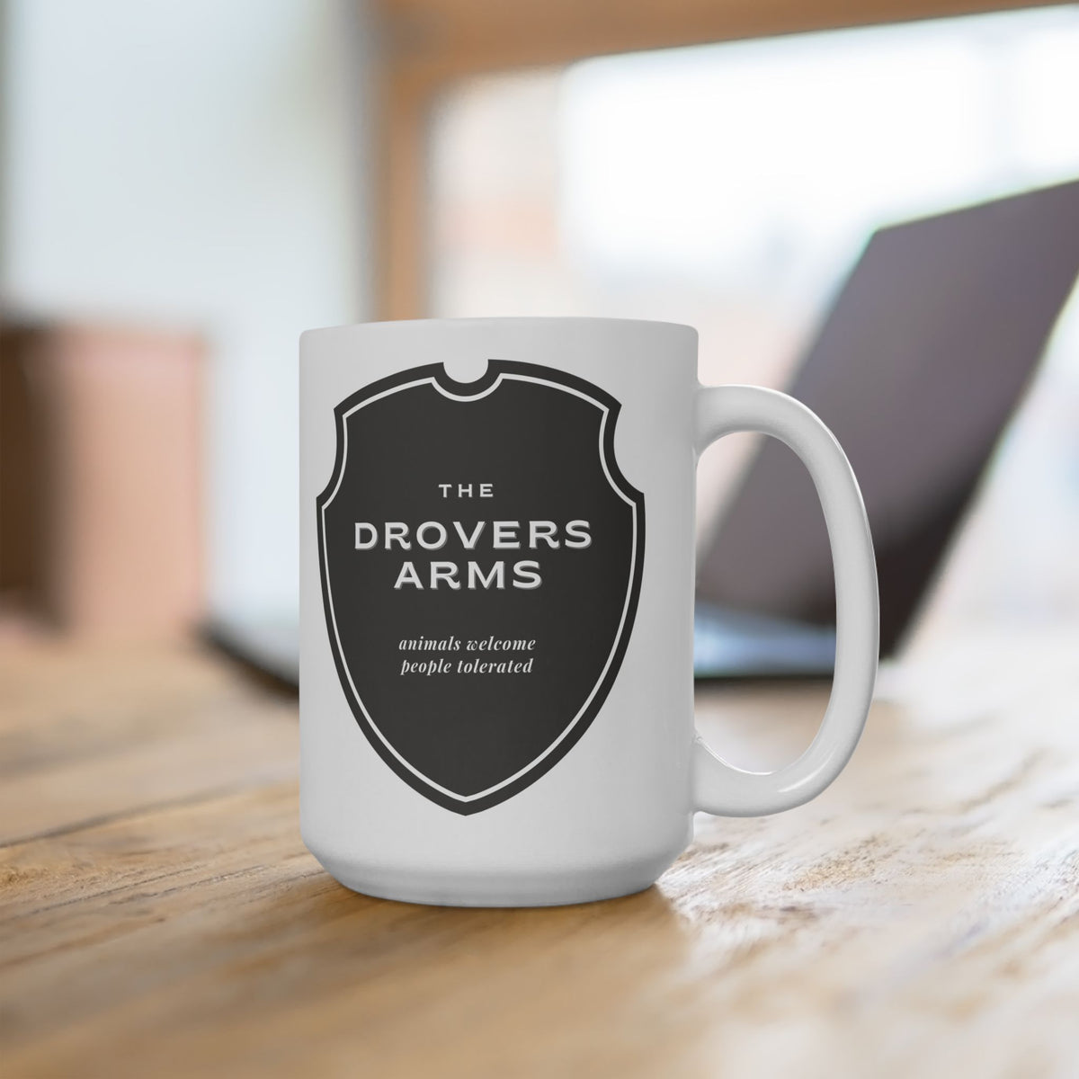 The Drovers Arms (Gray) - All Creatures Great and Small Coffee Mug
