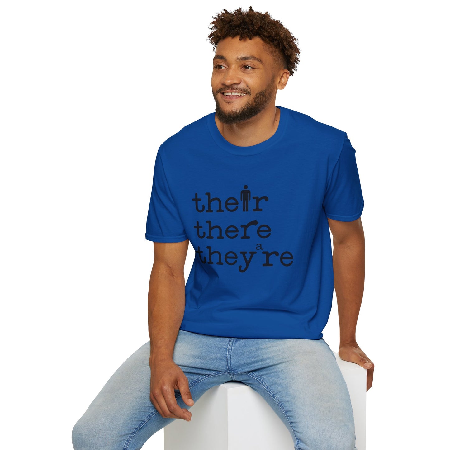 Their, There, They're Grammar - Nerd T-Shirt