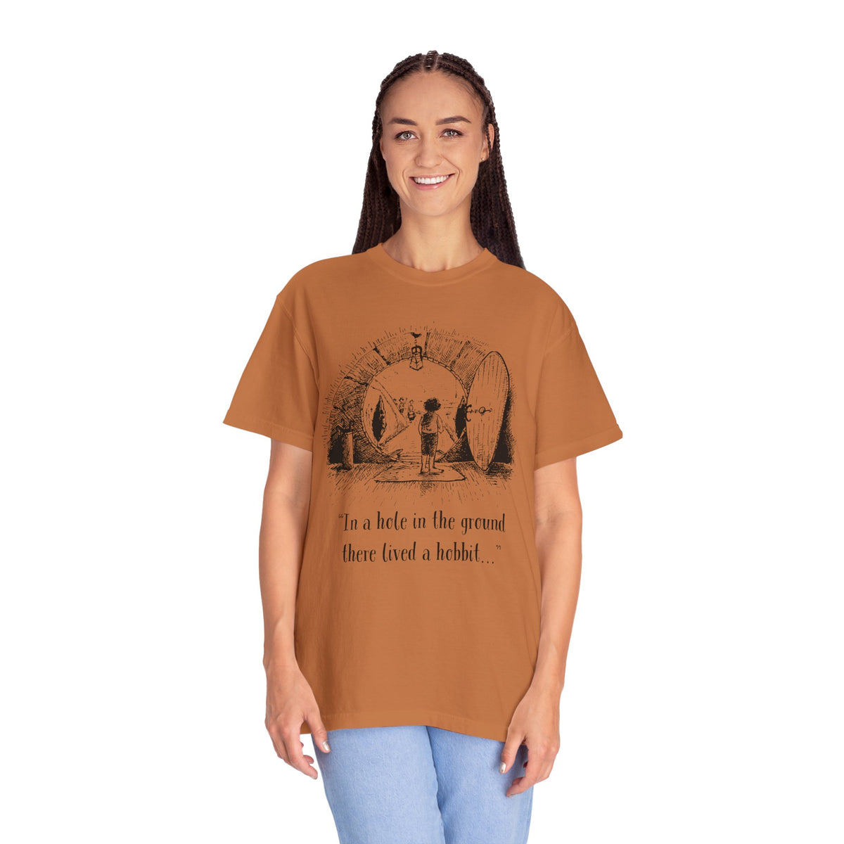 In a Hole in the Ground There Lived a Hobbit - The Lord of The Rings T-shirt