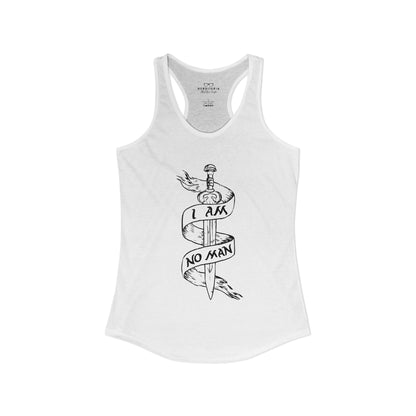 I Am No Man Women's Racerback Tank Top - Lord of the Rings