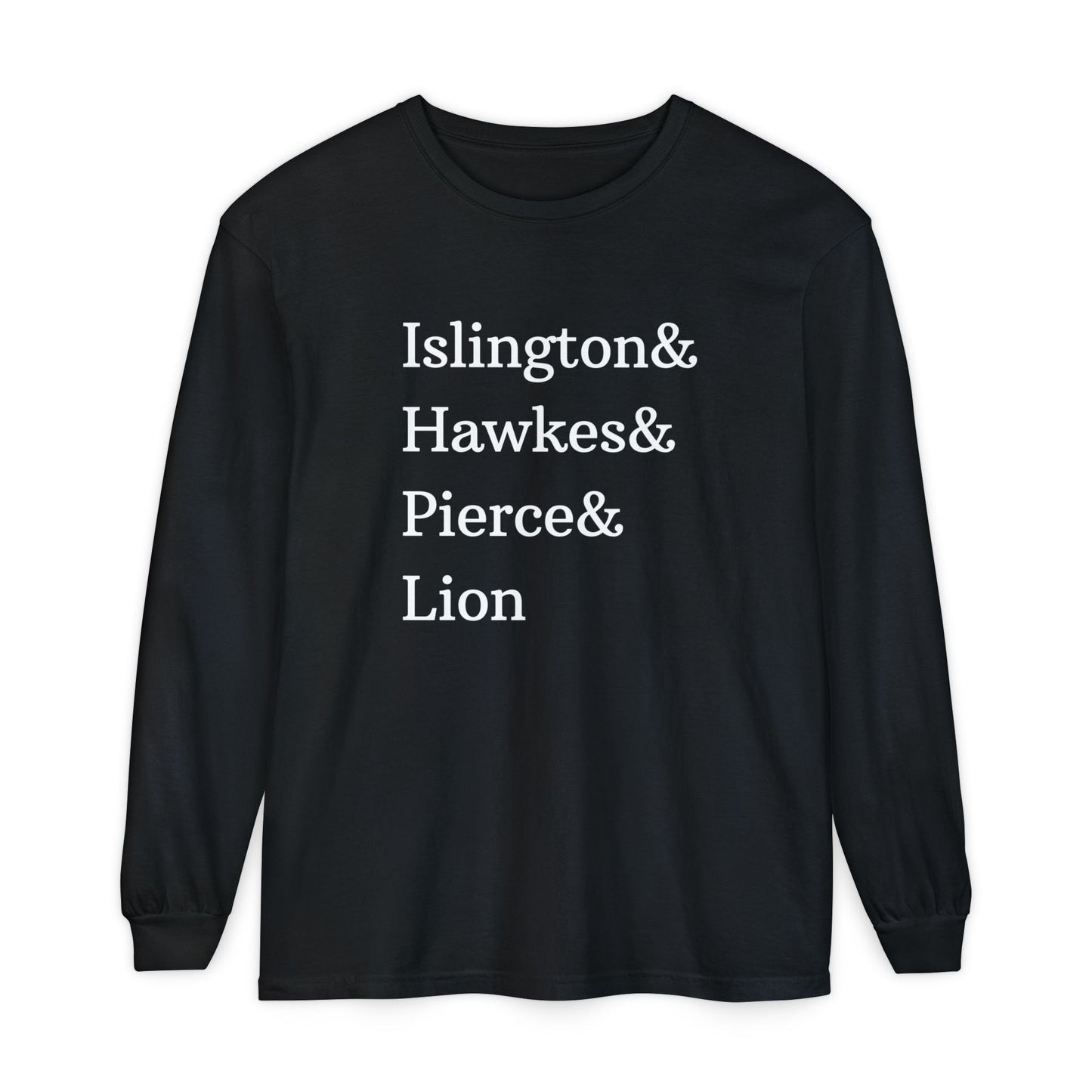 Emma M Lion Character Names - Long Sleeve T-Shirt