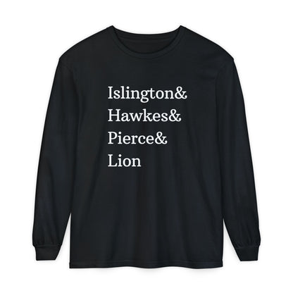Emma M Lion Character Names - Long Sleeve T-Shirt