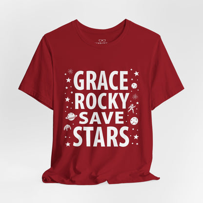 Grace Rocky Save Stars - Project Hail Mary T-Shirt