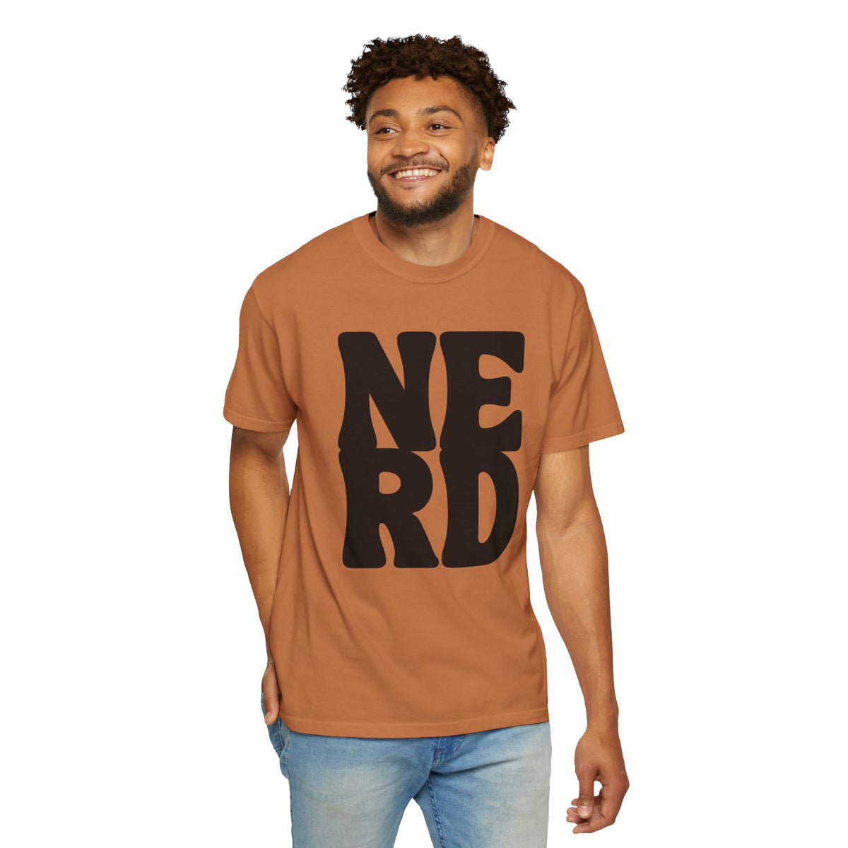 Block Letters Oversized Unisex - Nerd T-shirt