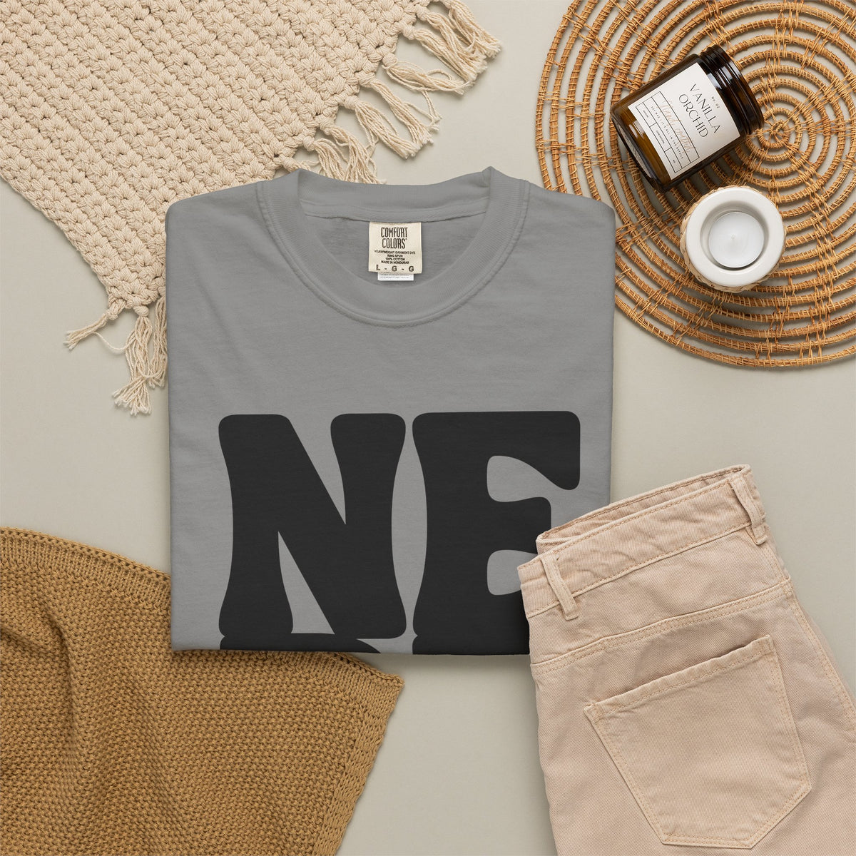 Block Letters Oversized Unisex - Nerd T-shirt