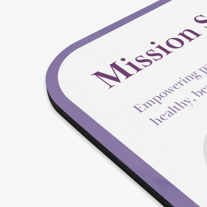 Wholesome Health Mission Statement Mouse Pad