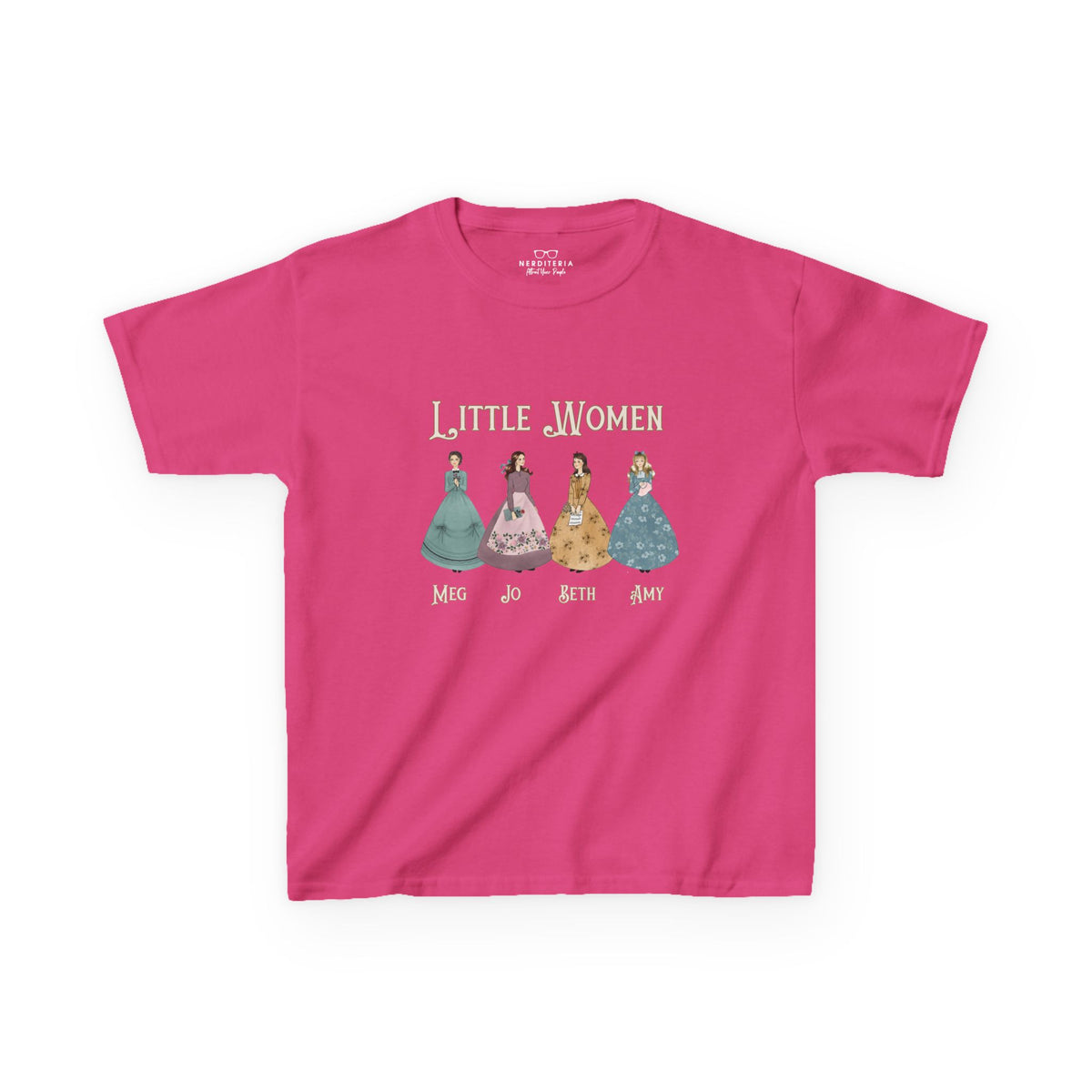All Dressed Up - Little Women Kids' T-Shirt