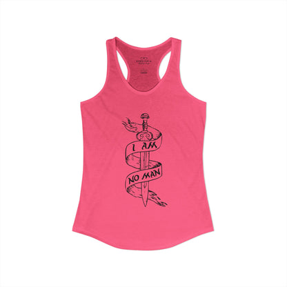 I Am No Man Women's Racerback Tank Top - Lord of the Rings