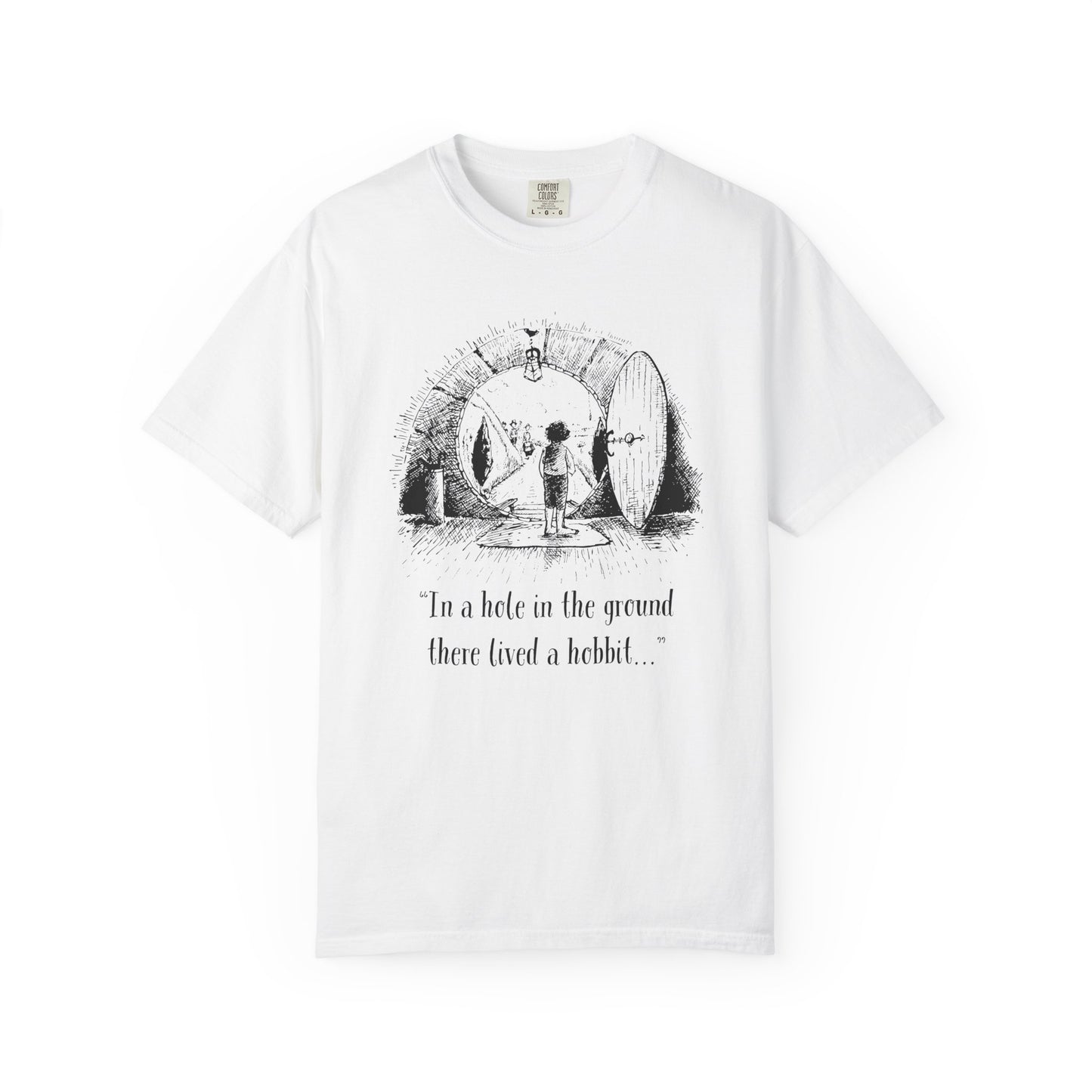 In a Hole in the Ground There Lived a Hobbit T-shirt - The Lord of The Rings