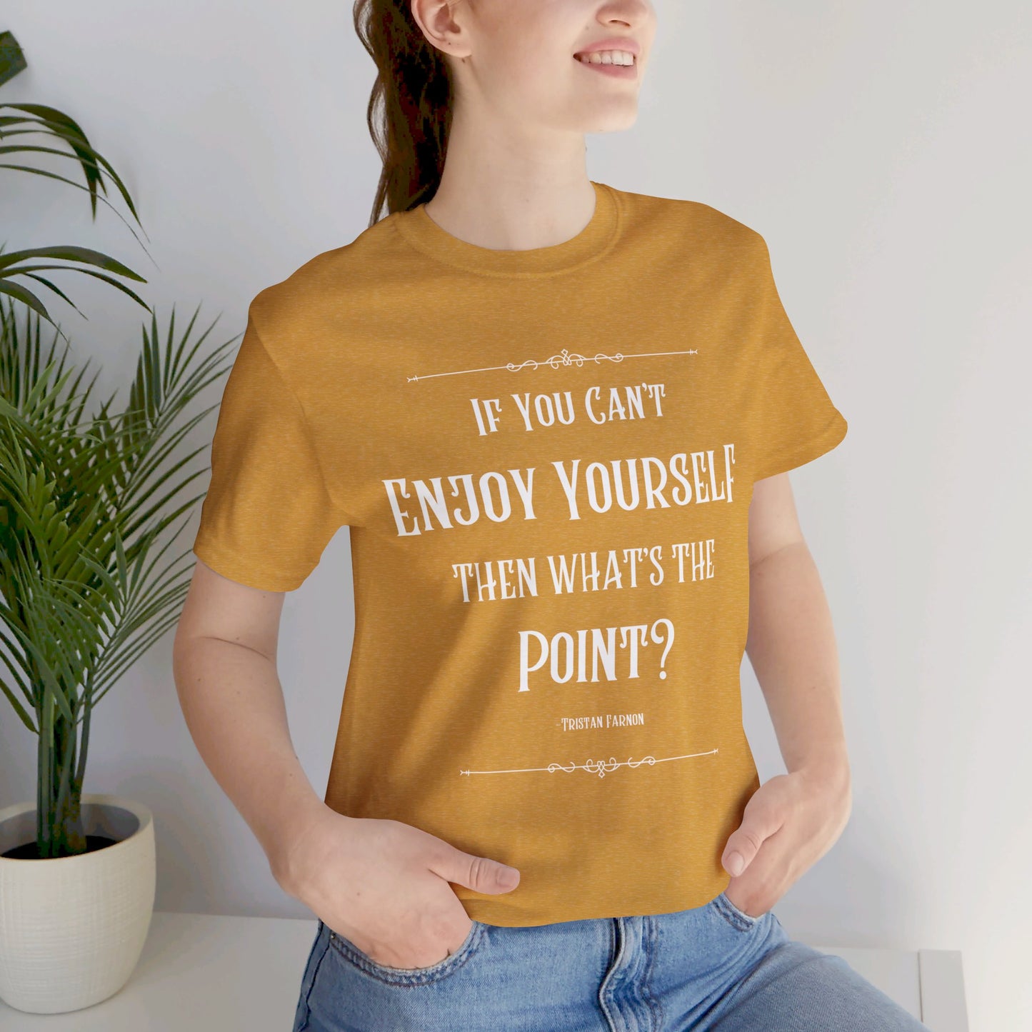 Tristan Farnon Quote Tee - All Creatures Great and Small