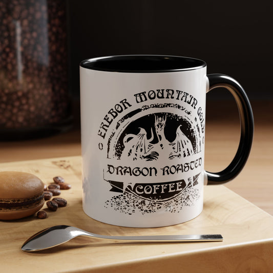 Erebor Mountain Dragon Roasted - The Hobbit Coffee Mug