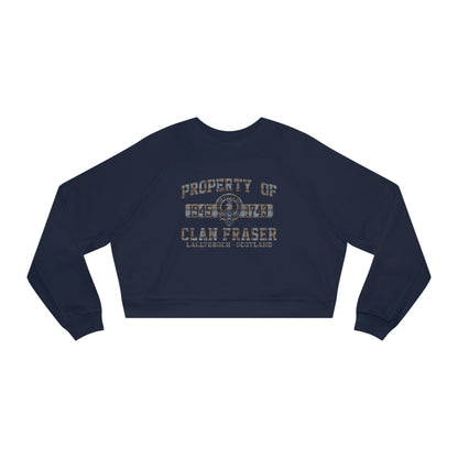 Property of Clan Fraser Women's Cropped Fleece Pullover
