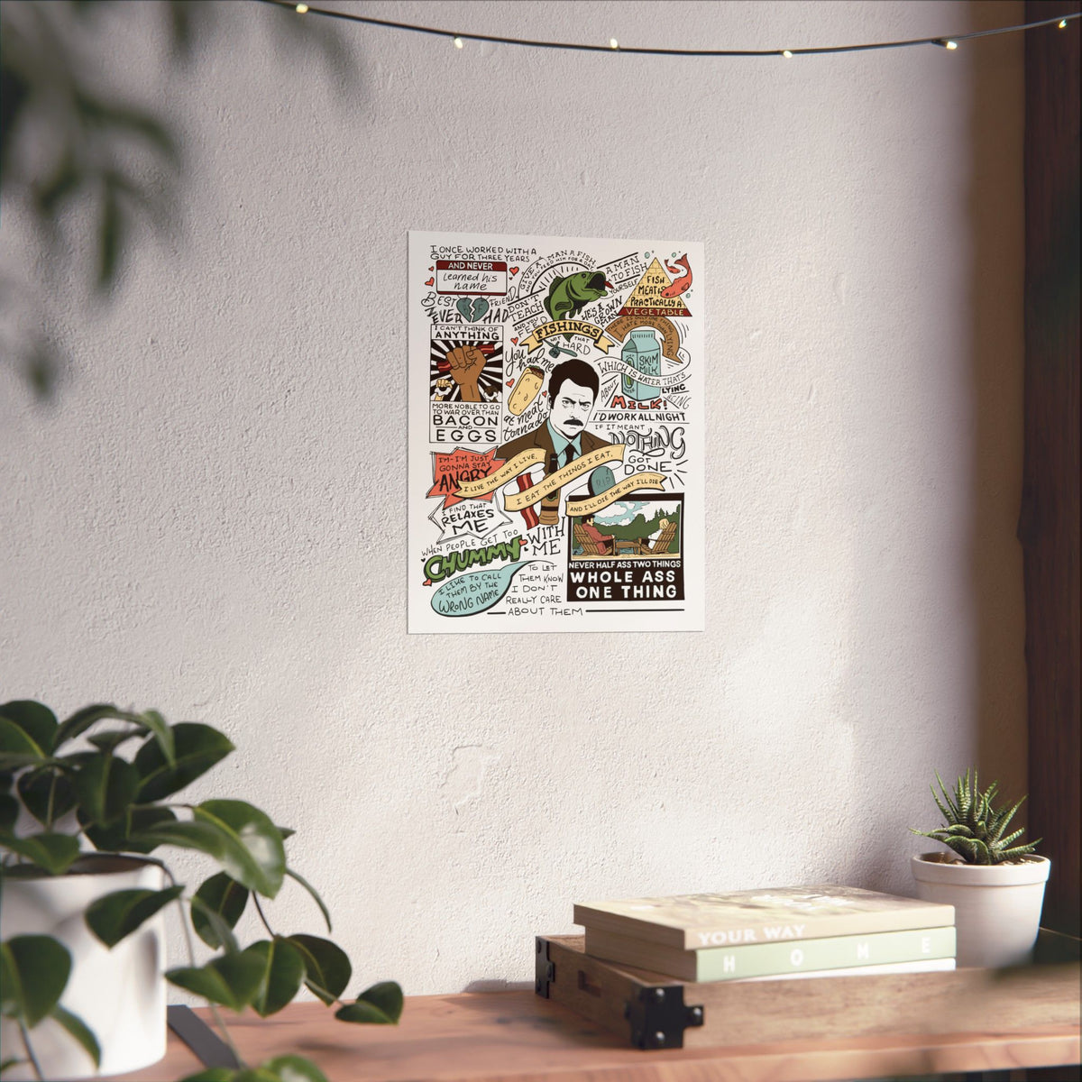 Ron Swanson Quotes - Parks & Rec Poster